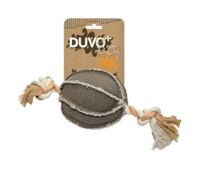 Duvo+ Hondenspeelgoed Canvas Bal met Touw