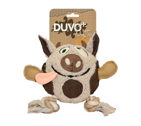 Duvo+ Hondenspeelgoed Canvas Plush Koe