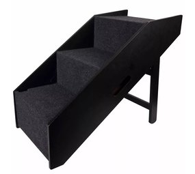 Flamingo Houten Hondentrap zwart Flamingo Houten Hondentrap zwart