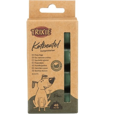 Trixie Poepzakjes van Maïsmeel Composteerbaar Trixie Poepzakjes van Maïsmeel Composteerbaar
