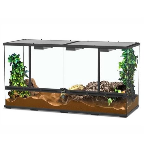 Aquatlantis Smart Line Terrarium zwart 118 x 45 x 60 cm Aquatlantis Smart Line Terrarium zwart 118 x 45 x 60 cm