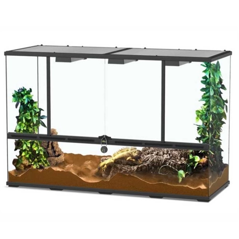 Aquatlantis Smart Line Terrarium zwart 118 x 45 x 75 cm