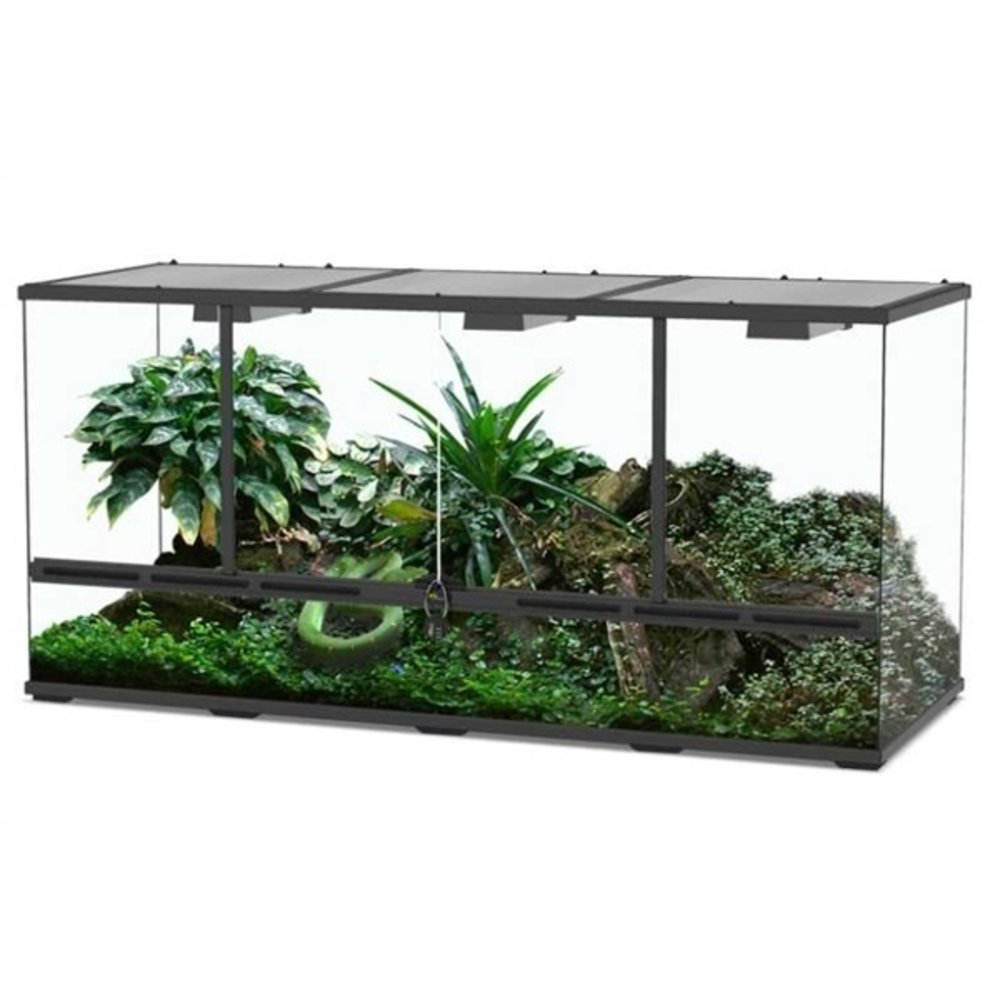 Aquatlantis Smart Line Terrarium zwart 132 x 45 x 60 cm