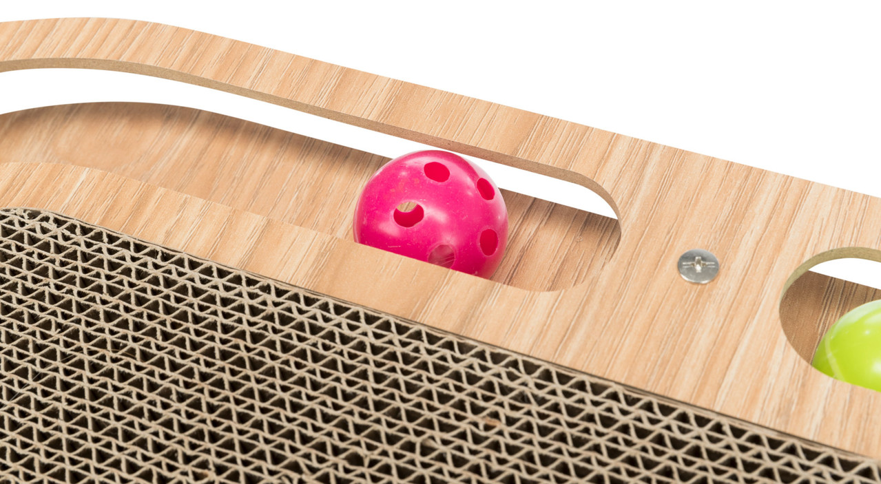 Trixie Krabkarton met Houten Frame ovaal