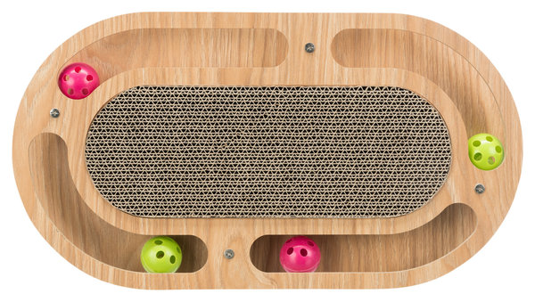 Trixie Krabkarton met Houten Frame ovaal