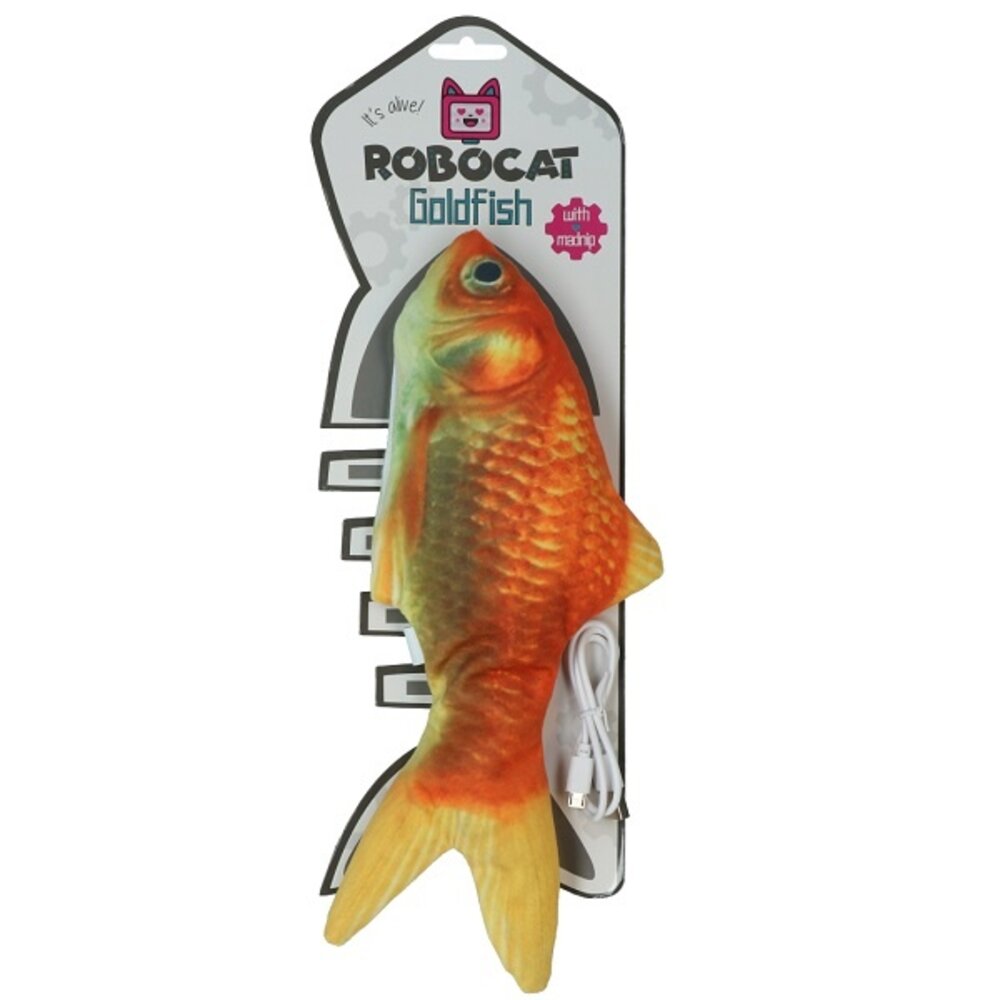 Robocat Goudvis Bewegende Vis met USB Robocat Goudvis Bewegende Vis met USB