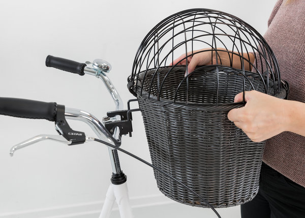 Trixie Fietsmand Hond voor het stuur Polyrotan