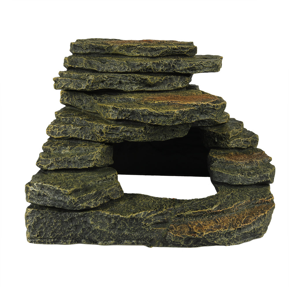 Terra Della Terrarium Hoeksteen Schuilgrot