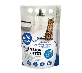 Duvo+ Extra Fijne Silica Kattenbakvulling 5 Liter