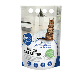 Duvo+ Silica Kattenbakvulling Appel 5 Liter