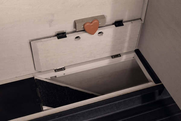 Trixie Konijnenhok Dubbel met Isolatie grijs/wit