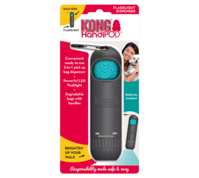 KONG HandiPod Zaklamp met Poepzakjes dispencer KONG HandiPod Zaklamp met Poepzakjes dispencer