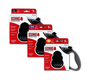 KONG Rollijn Terrain Zwart 5 meter KONG Rollijn Terrain Zwart 5 meter