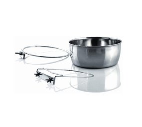 Pets Gifts RVS Voederbak met Schroefhouder