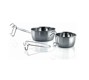 Pets Gifts RVS Voederbak met Haak