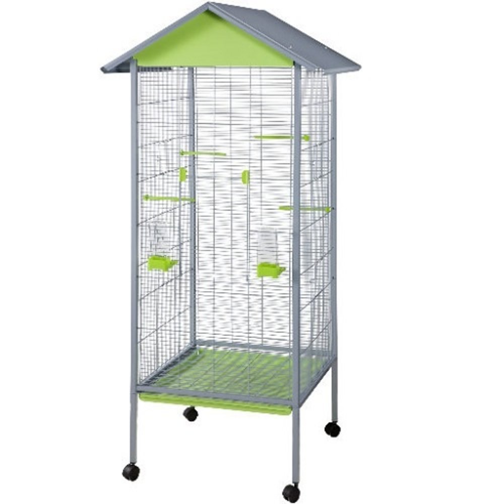 Voltrega Metalen Voliere 440 grijs/groen