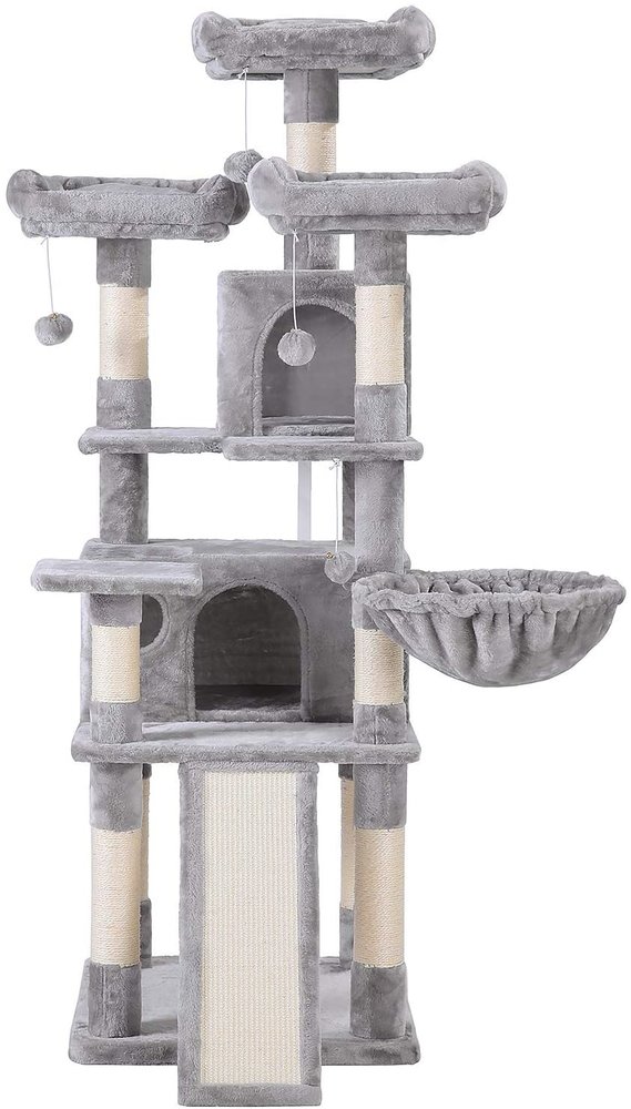 Pets Gifts Krabpaal Velbert lichtgrijs Pets Gifts Krabpaal Velbert lichtgrijs