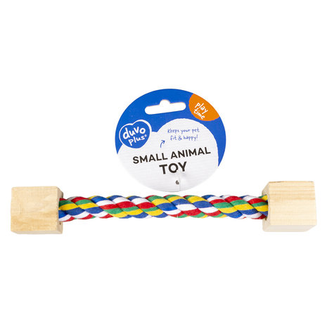 Duvo+ Speeltouw met Houten Blokken Duvo+ Speeltouw met Houten Blokken