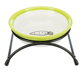 Trixie Keramische Kom met Houder voor Konijn Trixie Keramische Kom met Houder voor Konijn