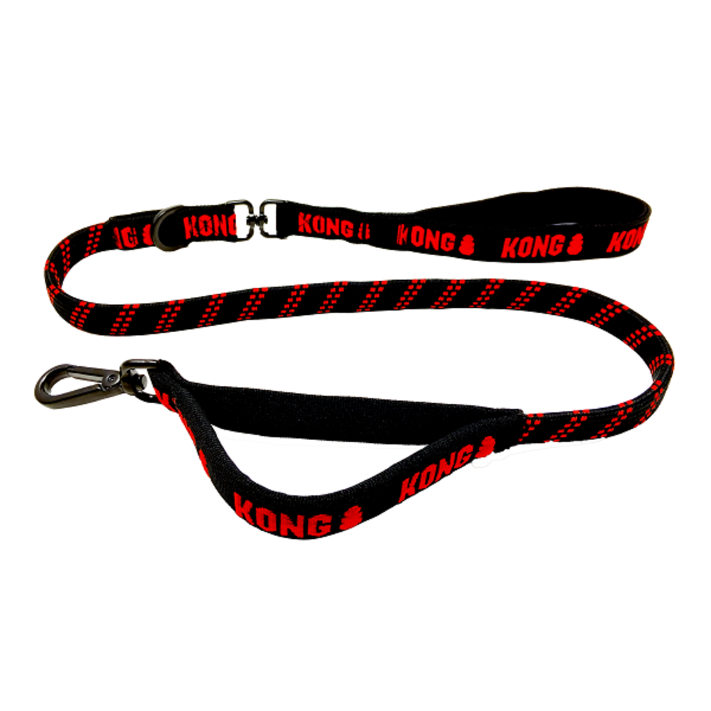 KONG Zero Shock Hondenriem zwart