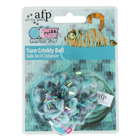 All For Paws Kattenspeeltje Knotty Habit Yarn Crinkly