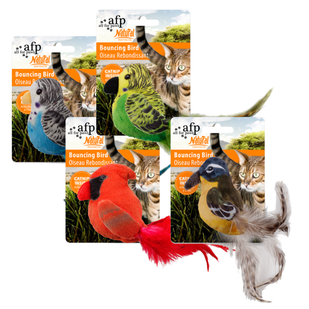 All For Paws Naturel Bouncing Bird All For Paws Naturel Bouncing Bird