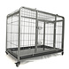 Duvo+ Heavy Duty Hondenbench op Wielen Duvo+ Heavy Duty Hondenbench op Wielen