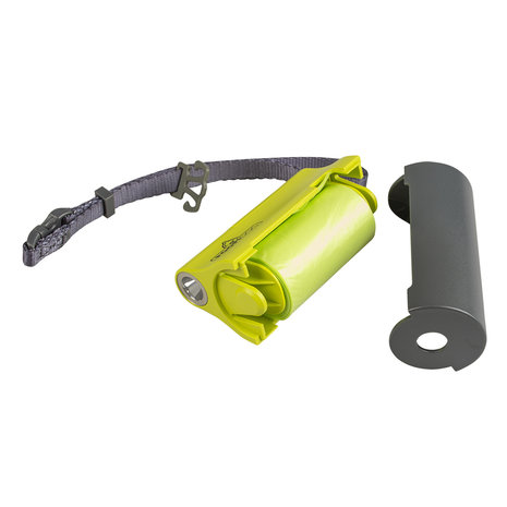 Duvo+ Poepzakjes Dispenser met Led limoen Duvo+ Poepzakjes Dispenser met Led limoen