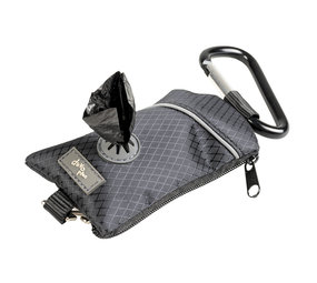 Duvo+ Poepzakjes Dispenser Polyester zwart