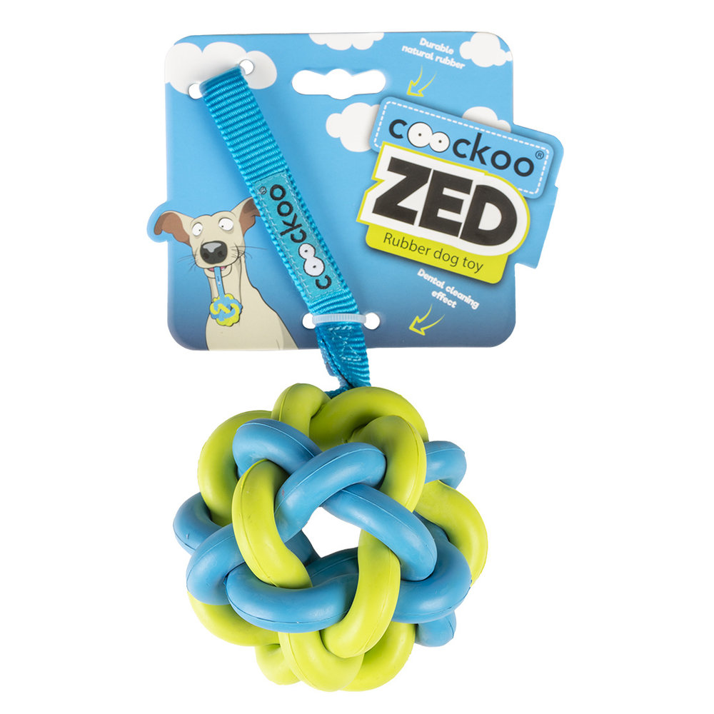 Coockoo Zed Lime Big Hondenspeeltje Rubber