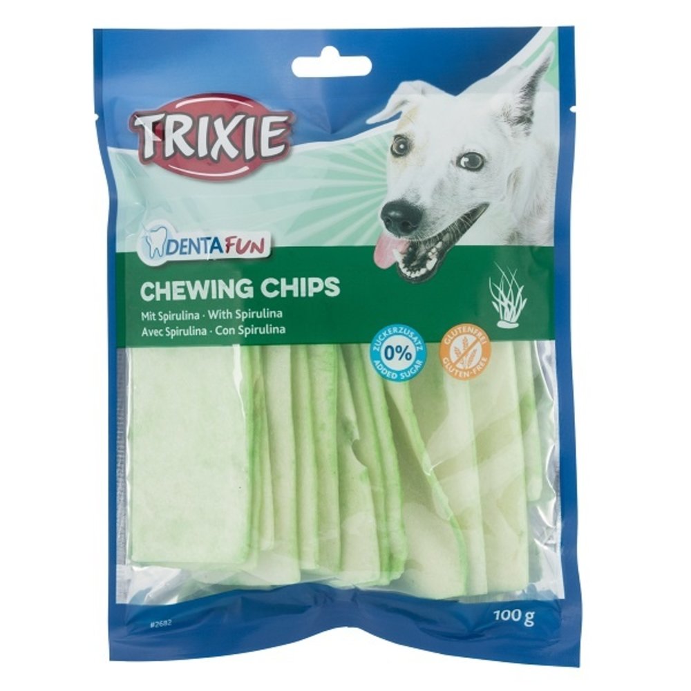 Trixie Denta Fun Spirulina Chewing Chips
