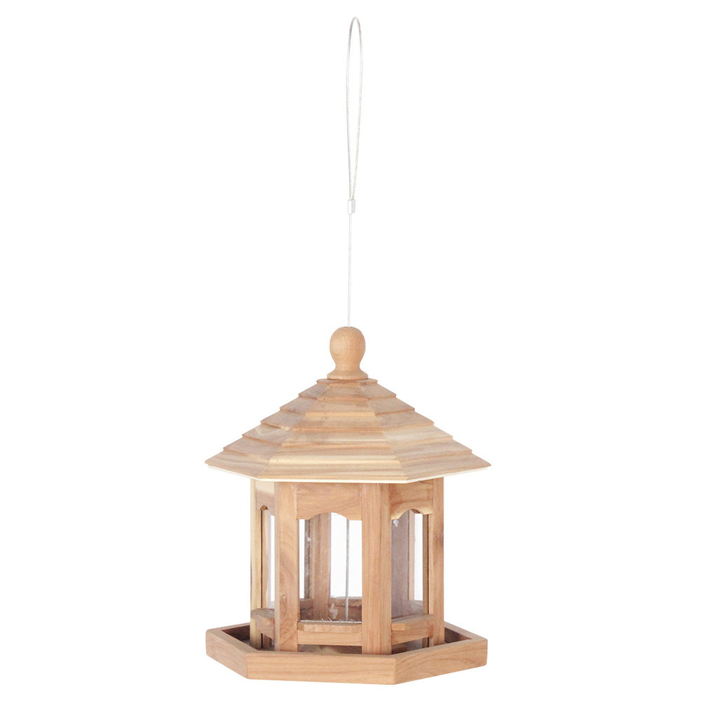 Duvo+ Tuinvogel Voedersilo Cederhout Lima Duvo+ Tuinvogel Voedersilo Cederhout Lima