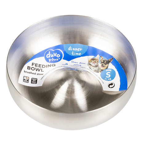 Duvo+ Eetkom Slow Feed Brushed