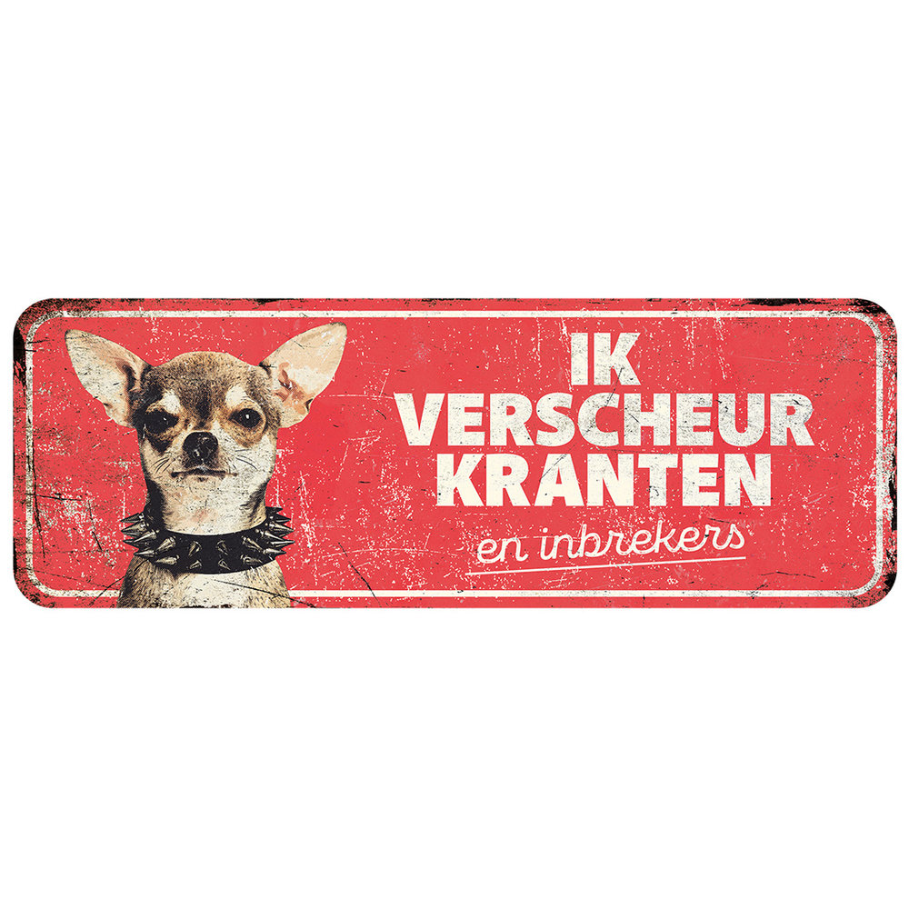 D&D Waakbord Rood Chihuahua