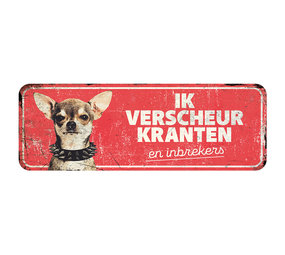 D&D Waakbord Rood Chihuahua D&D Waakbord Rood Chihuahua
