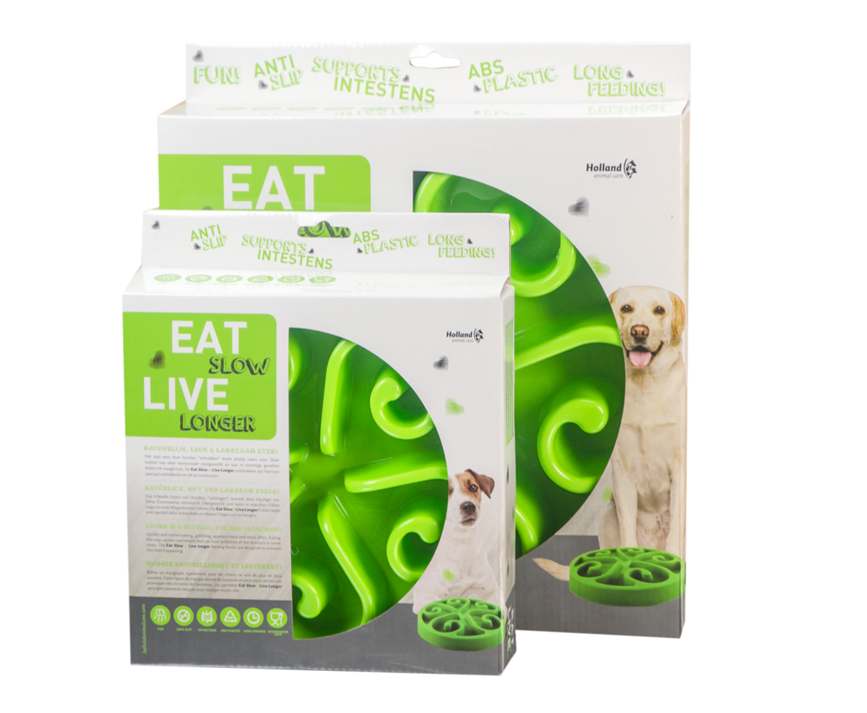 Eat Slow Live Longer Anti Schrokbak Groen