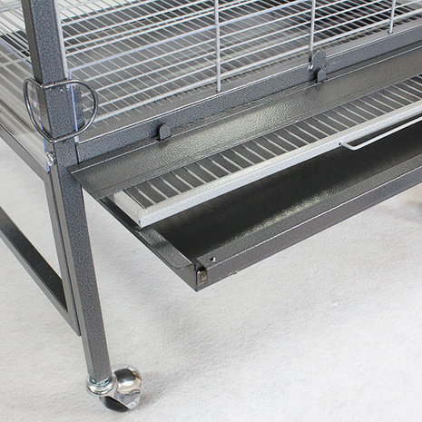 Montana Voliere Villa Casa 60 grijs/wit