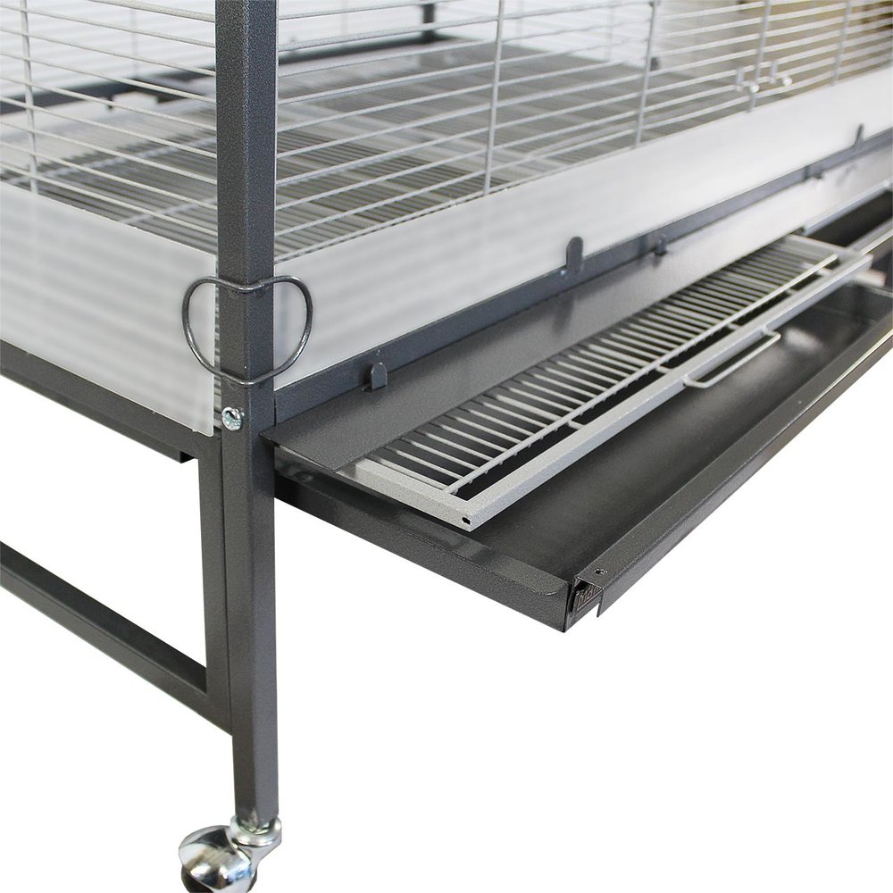 Montana Voliere Villa Casa 120 grijs/wit