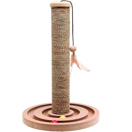 Flamingo Krabpaal Brigitte met Speelgoed Flamingo Krabpaal Brigitte met Speelgoed