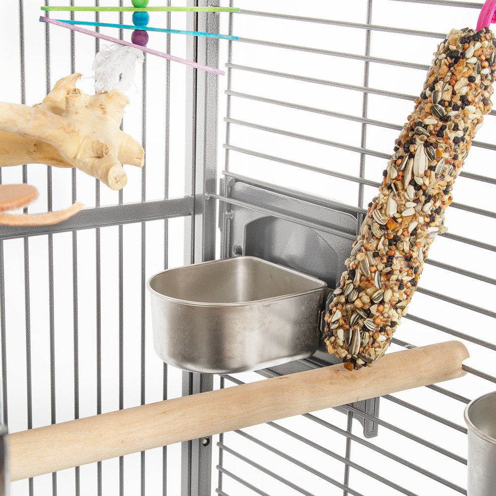 Montana Dwerg Papegaaienkooi Finca II Play platinum