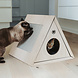 CanadianCat Company Krabmeubel Triangle House lichtgrijs CanadianCat Company Krabmeubel Triangle House lichtgrijs