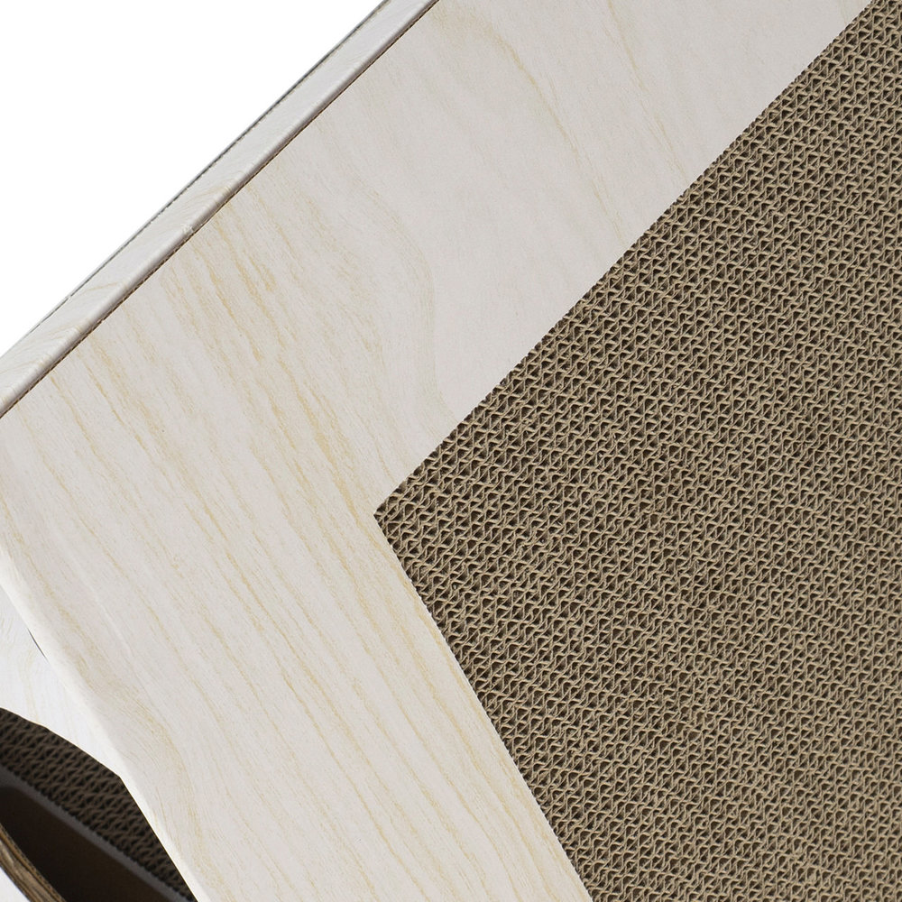 CanadianCat Company Krabmeubel Triangle House lichtgrijs CanadianCat Company Krabmeubel Triangle House lichtgrijs