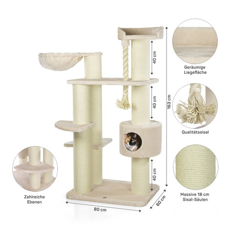 CanadianCat Company Krabpaal Maine Coon Brockville beige CanadianCat Company Krabpaal Maine Coon Brockville beige