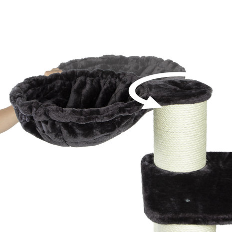 CanadianCat Company Krabpaal Maine Coon Brockville antraciet