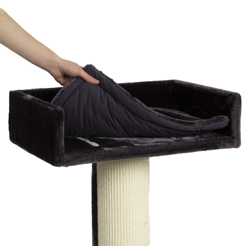 CanadianCat Company Maine Coon Krabpaal XXL Lounger antraciet/beige