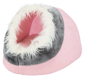 Trixie Kattenmand Minou roze/grijs