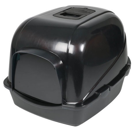 EBI Kattenbak Jumbo Zen Series zwart