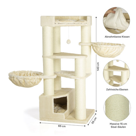 CanadianCat Company Krabpaal Maine Coon Vancouver beige