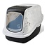 Kattenbak Nestor Marble wit/zwart