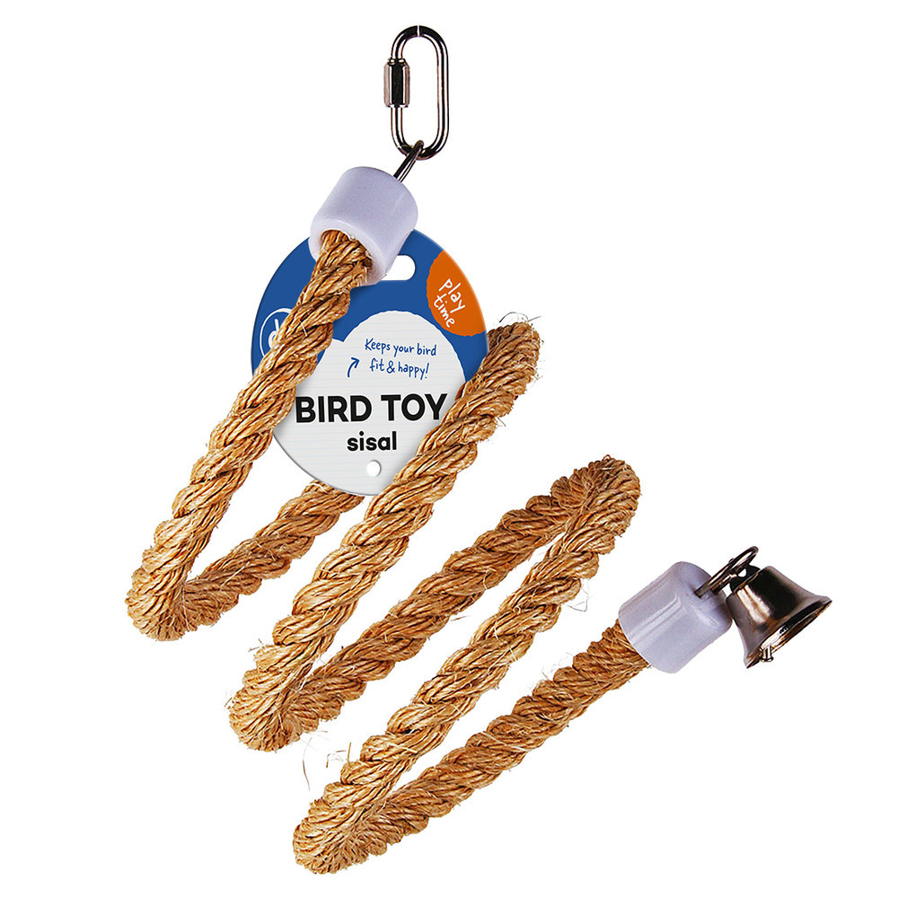 Duvo+ Spiraal Touw sisal met bel Duvo+ Spiraal Touw sisal met bel